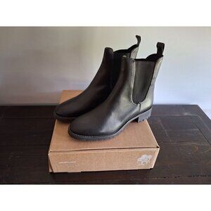 Soludos Black Leather Greenpoint Chelsea Boot/NIB, Sz 11